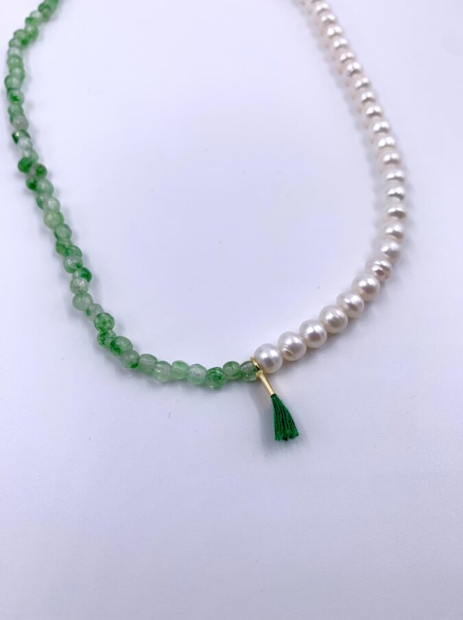 שרשרת JADE ירוקה