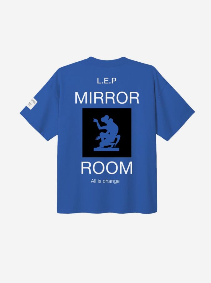טי שירט Mirror Room כחול