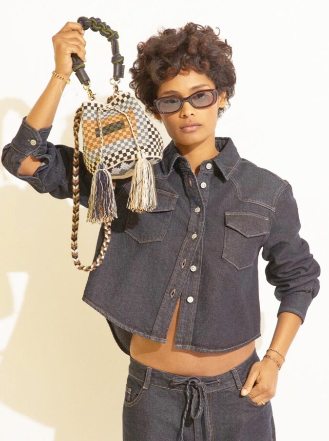 תיק Crossbody M ידית מקרמה